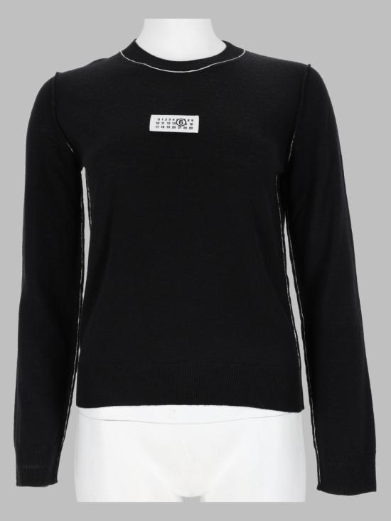 26FW MM6 메종마르지엘라 스웨터 S52HL0066 M13037900 BLACK
