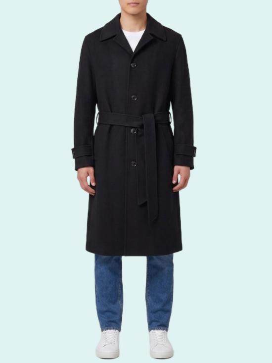 26FW 라르디니 코트 AC23009 BLACK
