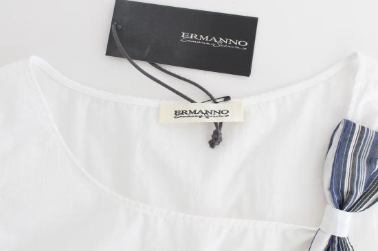  에르마노 설비노 민소매 티셔츠 SIG11504 WHITE - ERMANNO SCERVINO