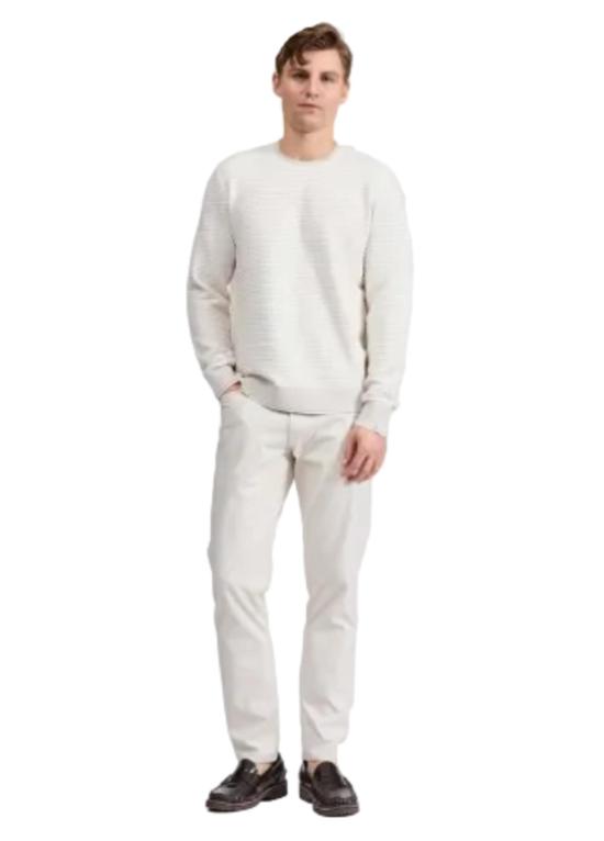  랙앤본 스웨터 Rag & Bone Harvee Stripe Ls Crew Sweater Chalk