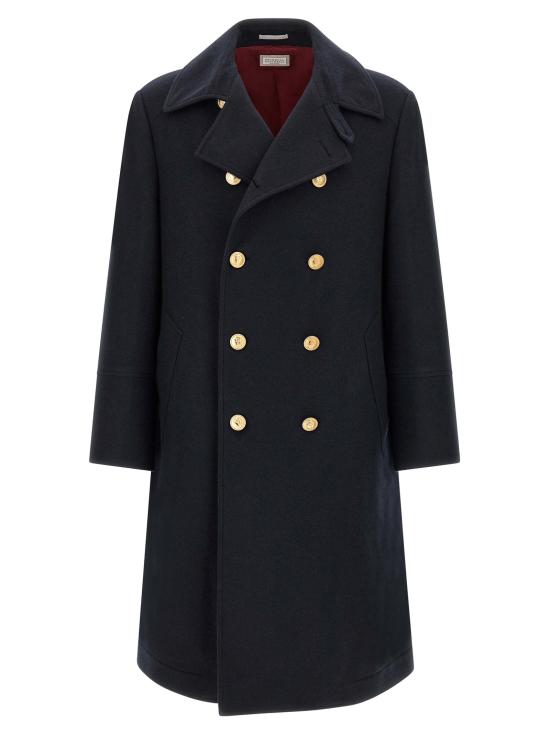 26FW 브루넬로 쿠치넬리 코트 BR337706BM NAVY