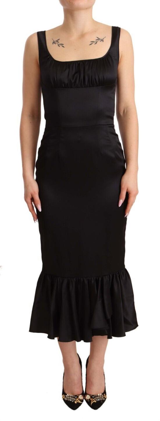  돌체앤가바나 롱 원피스 DR28242 BLACK - DOLCE & GABBANA