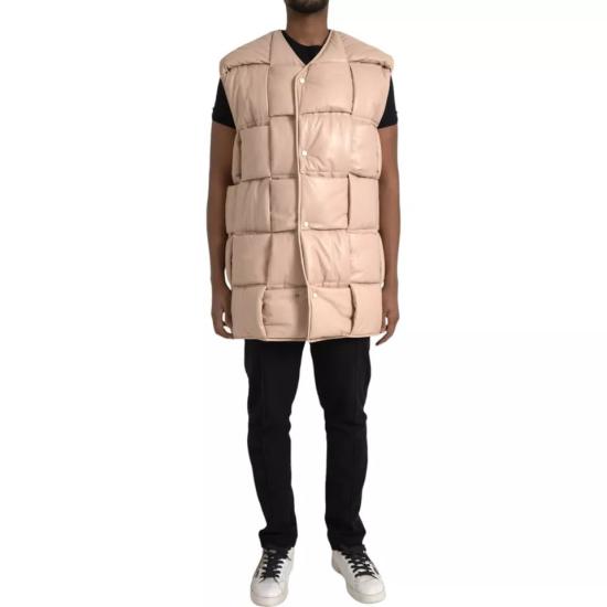  보테가베네타 패딩 조끼 JKT4060 BEIGE - BOTTEGA VENETA