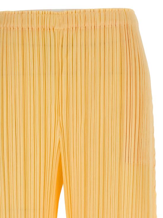 25FW 플리츠플리즈 스트레이트 팬츠 PL322520BM YELLOW - PLEATS PLEASE