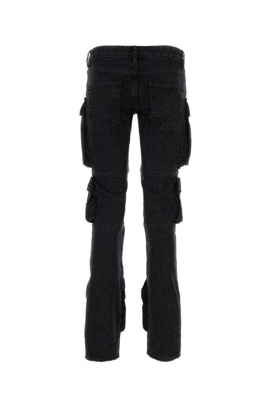  디 아티코 데님 팬츠 241WCP113D066 100 BLACK