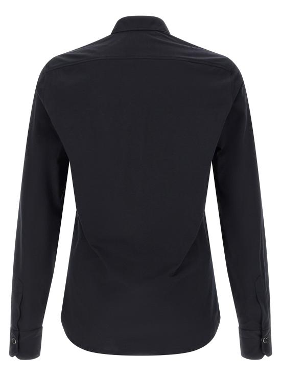 26SS 키톤 긴팔 셔츠 KI332125BM BLACK - KITON