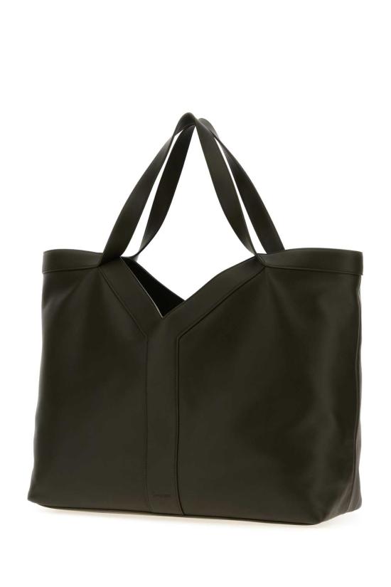 25FW 생로랑 Y 라지 토트 스무스 레더 820672AAE5O 3212 BROWN - SAINT LAURENT