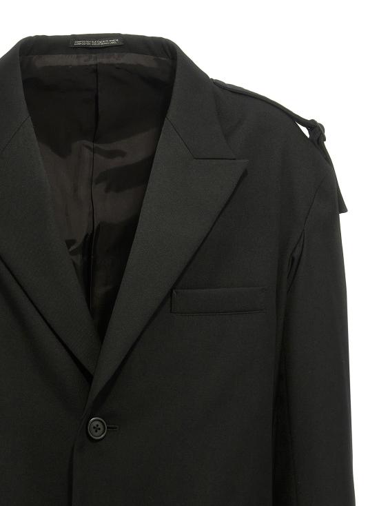  요지 야마모토 수트 자켓 YO294796BM BLACK - YOHJI YAMAMOTO