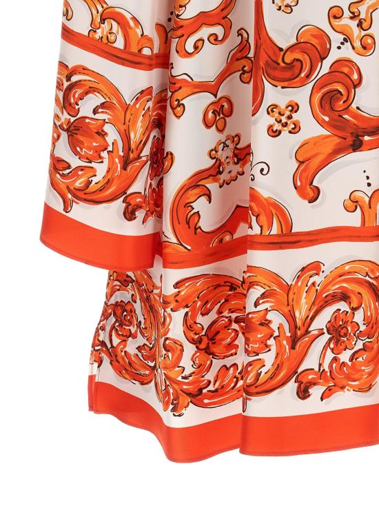 26FW 돌체앤가바나 숏 원피스 DO339243BM ORANGE - DOLCE & GABBANA