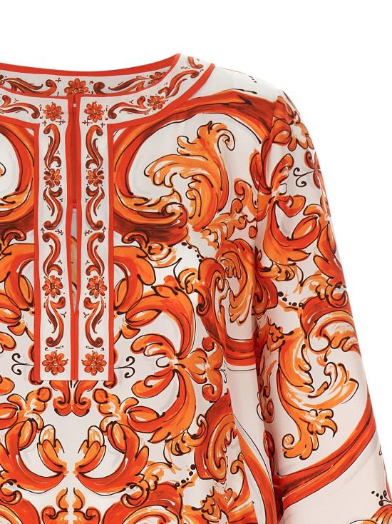 26FW 돌체앤가바나 숏 원피스 DO339243BM ORANGE - DOLCE & GABBANA
