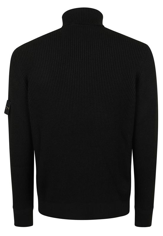 26FW 스톤 아일랜드 슬리브 로고 패치 하이 칼라 스웨터 슬리브 로고 패치 하이 칼라 스웨터 L2S155100052 S00C2 - STONE ISLAND
