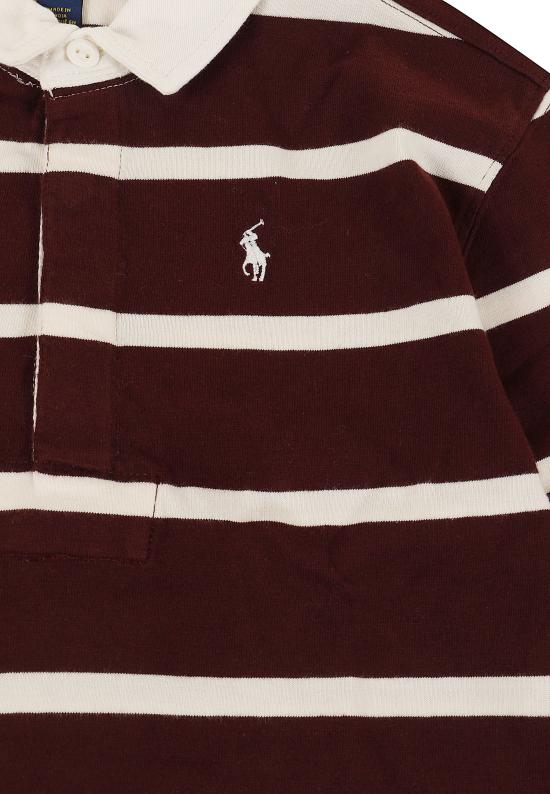 26FW [키즈] 랄프 로렌 폴로 셔츠 313B26234 001 RICH RUBY ESTATE CREAM - RALPH LAUREN
