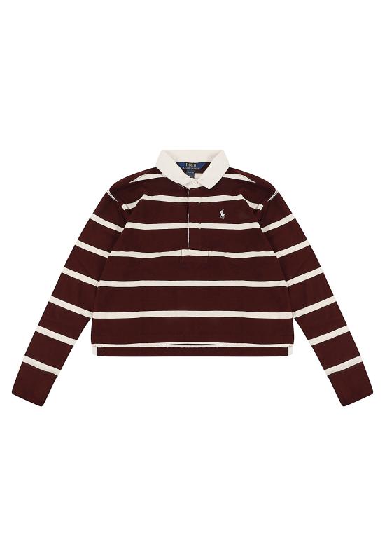 26FW [키즈] 랄프 로렌 폴로 셔츠 313B26234 001 RICH RUBY ESTATE CREAM
