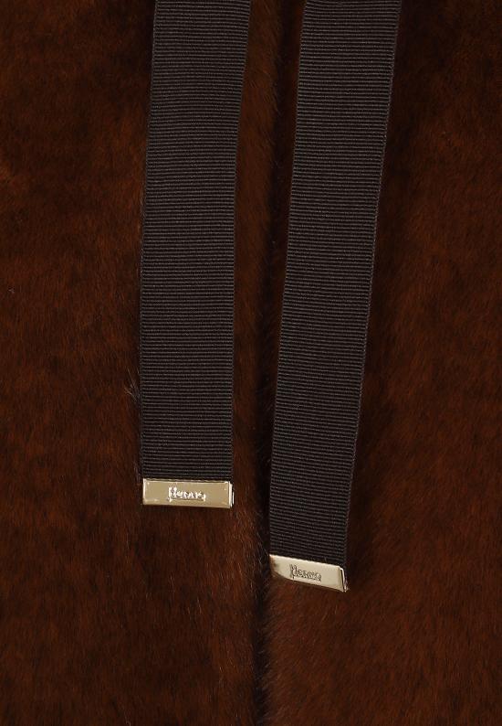 26FW 에르노 멜란지 얼터너티브 밍크 퍼 보머 자켓 GI000318D 12739 8800 MARRONE SCURO - HERNO