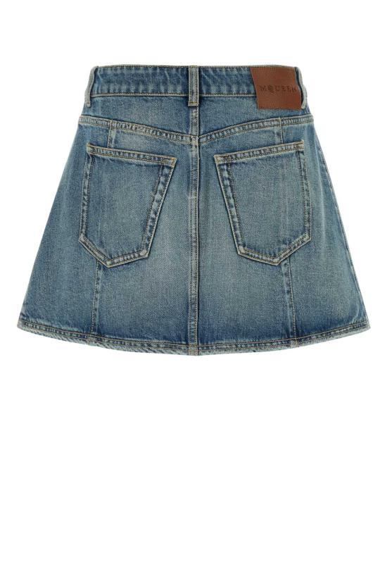  알렉산더 맥퀸 데님 스커트 817595QMACV 4315 BLUE - ALEXANDER MCQUEEN