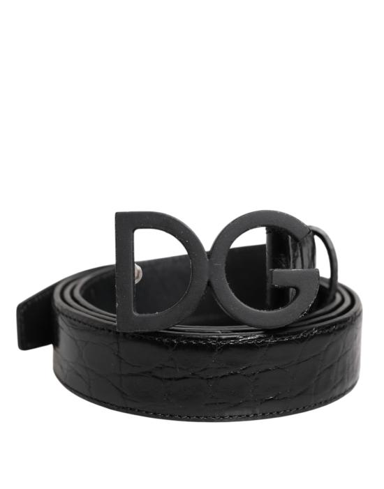  돌체앤가바나 가죽 벨트 BEL9468 BLACK