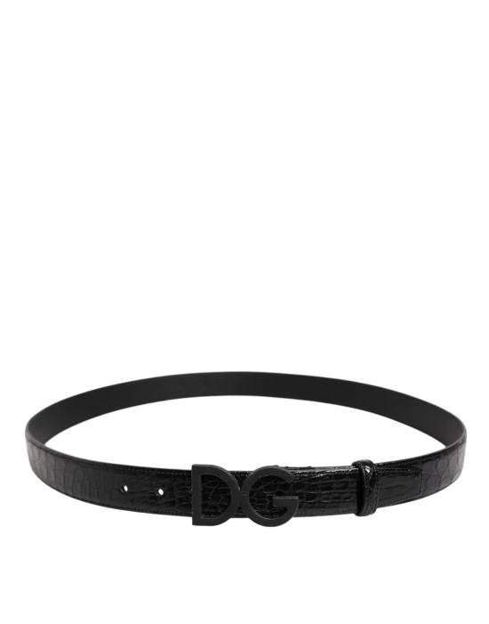  돌체앤가바나 가죽 벨트 BEL9468 BLACK - DOLCE & GABBANA