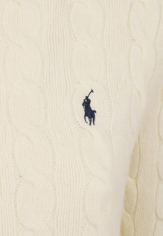 26FW 폴로 랄프로렌 울 캐시미어 케이블 니트 터틀넥 211888686 012 AUTHENTIC CREAM - POLO RALPH LAUREN
