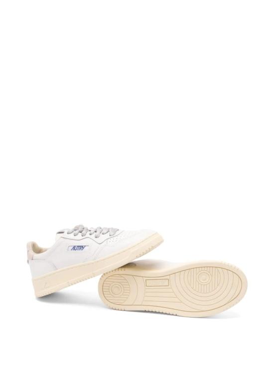 26FW 오트리 메달리스트 로우 레더 스니커즈 AULW SW03 LEAT SWOLL WHITE SILVER - AUTRY