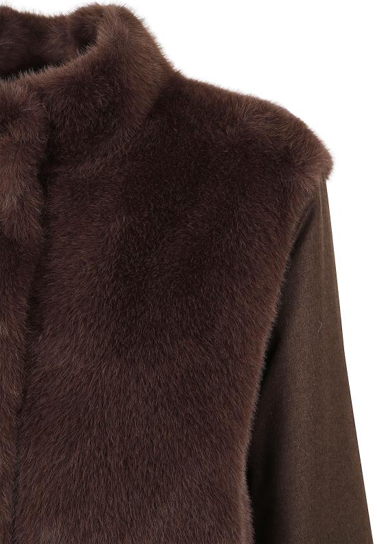 26FW 에르노 무스탕 GI00054DR 12896 8810 FONDENTE - HERNO