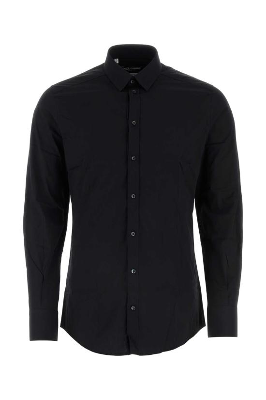 26SS 돌체앤가바나 스트레치 포플린 골드티 G5EJ0TGG826 N0000 BLACK