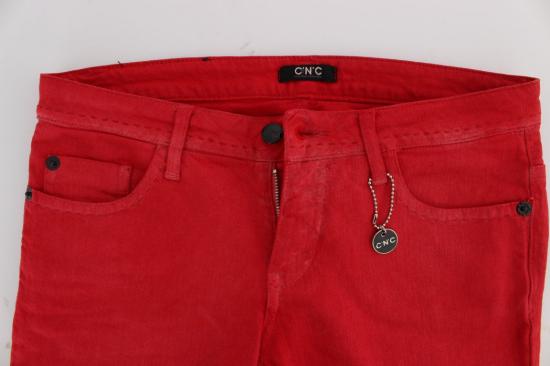  커스텀네셔널 스트레이트 팬츠 SIG31090 RED - COSTUME NATIONAL