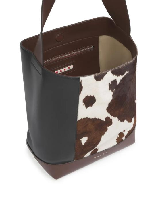 26FW 마르니 숄더백 SCMP0086U5 P9277 ZP264 BLACK BROWN SUDAN - MARNI