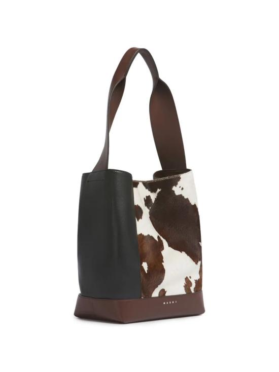 26FW 마르니 숄더백 SCMP0086U5 P9277 ZP264 BLACK BROWN SUDAN - MARNI
