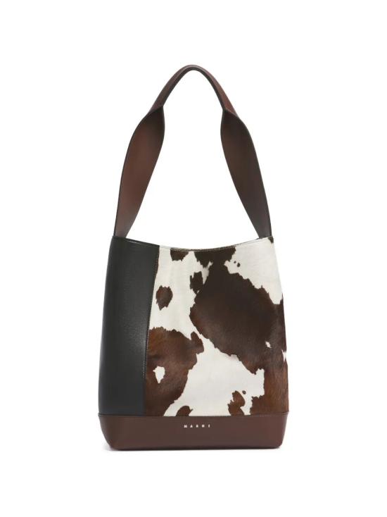 26FW 마르니 숄더백 SCMP0086U5 P9277 ZP264 BLACK BROWN SUDAN