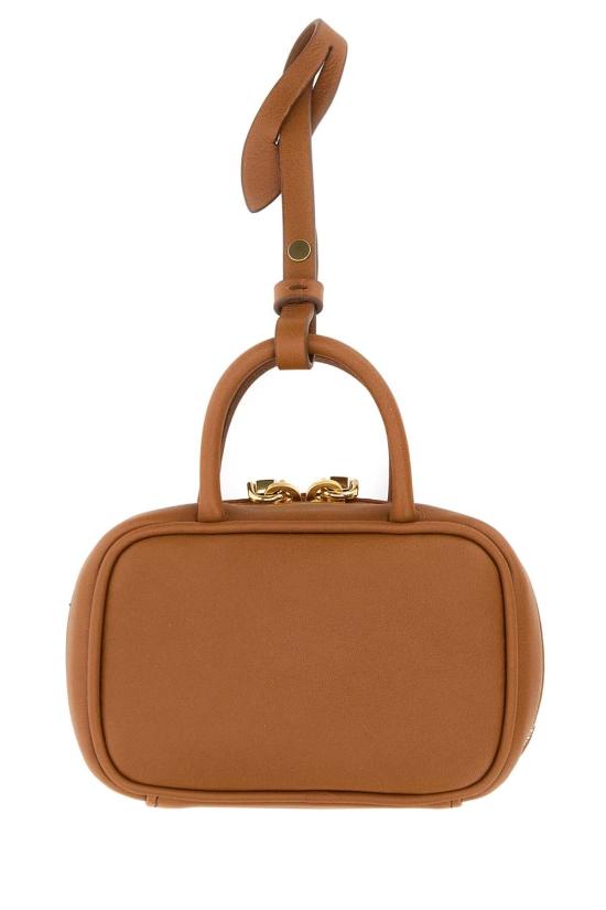 25FW 미우미우 레더 백 참 5NR036AF8W F0046 BROWN - MIU MIU