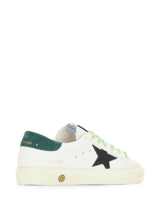 26FW [키즈] 골든구스 스니커즈 GTF00496 F008670 10349 10349 WHITE BLACK GREEN - GOLDEN GOOSE