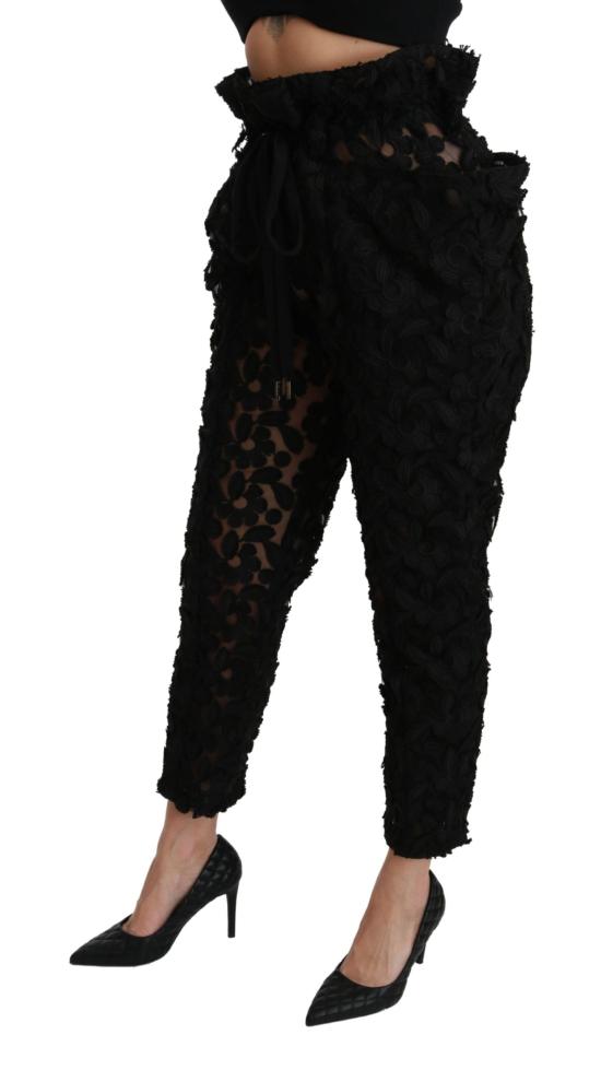  돌체앤가바나 스트레이트 팬츠 PAN70946 BLACK - DOLCE & GABBANA