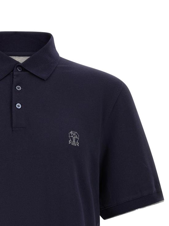26FW 브루넬로 쿠치넬리 탑 BR338647BM NAVY - BRUNELLO CUCINELLI