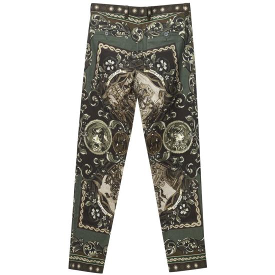  돌체앤가바나 스트레이트 팬츠 DO 5675674 GREEN - DOLCE & GABBANA