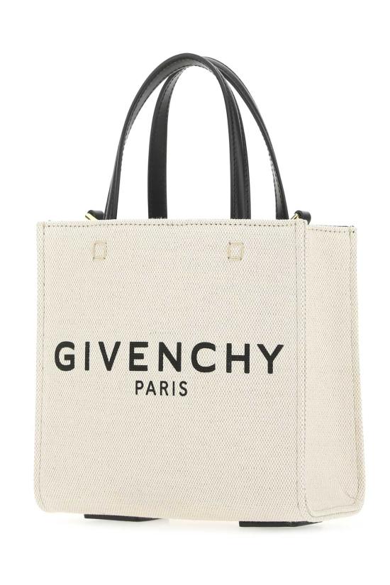 26SS 지방시 미니 G 토트 캔버스 쇼핑백 BB50N0B1DR 255 BEIGE - GIVENCHY