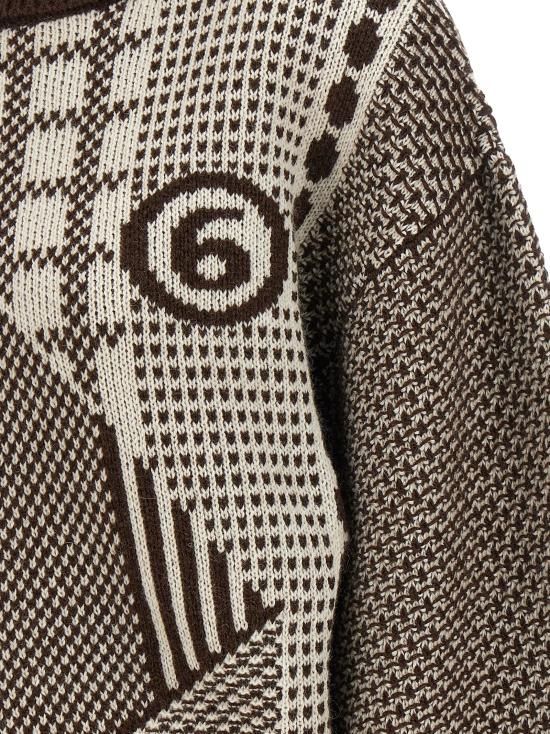26FW MM6 메종마르지엘라 터틀넥 MM339644BM BROWN - MM6 MAISON MARGIELA