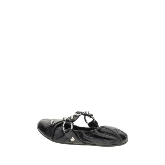 26SS 발렌시아가 플랫 슈즈 BA828095WAD4Y1080BB BLACK - BALENCIAGA