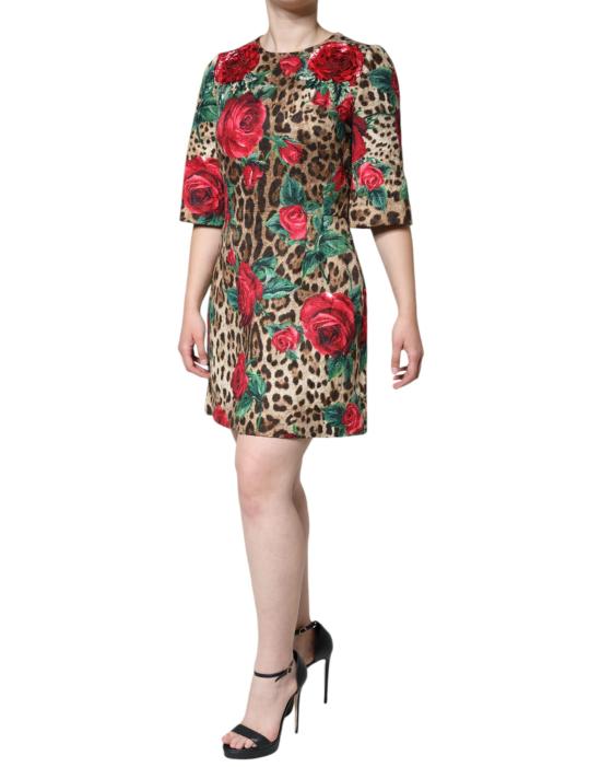  돌체앤가바나 숏 원피스 DR281207 BROWN - DOLCE & GABBANA