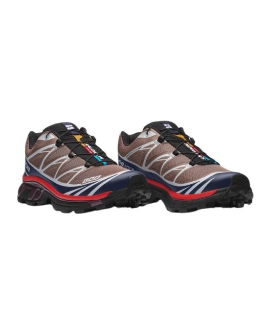 26FW 살로몬 XT-6 월넛 스니커즈 L49212000 WALNUT MARITIME BLUE HUCKLE - SALOMON