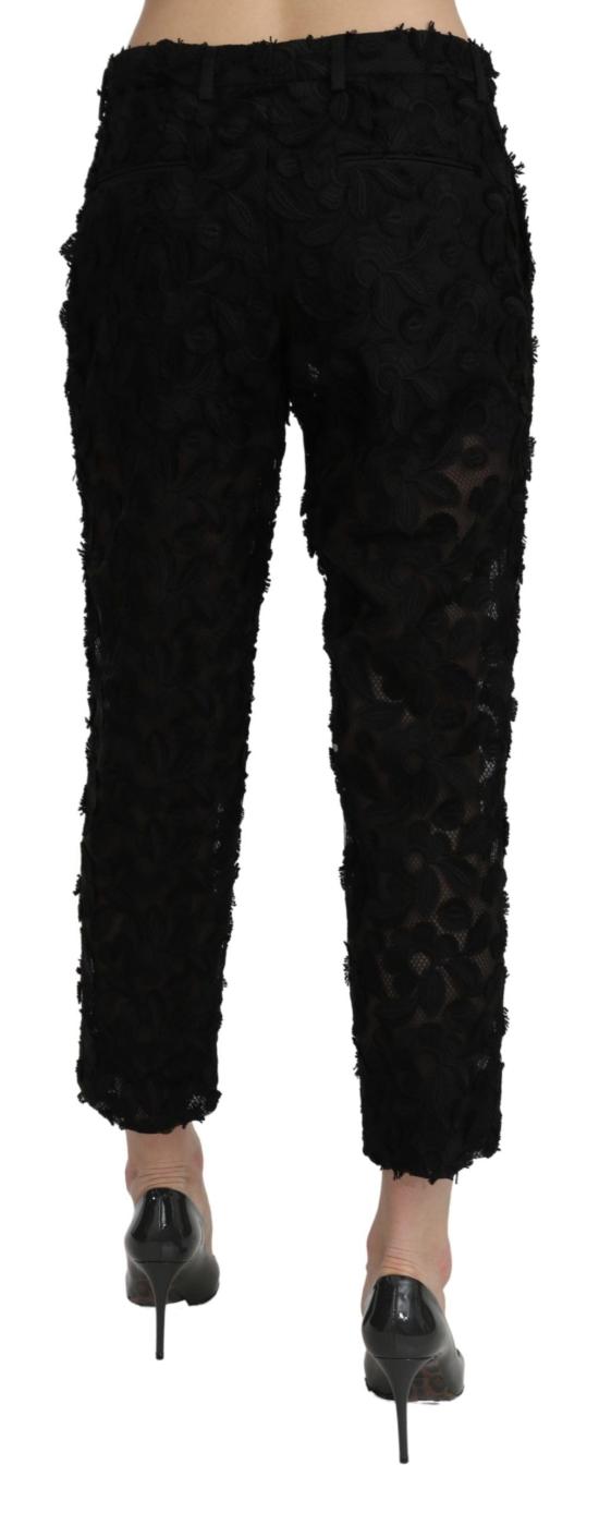  돌체앤가바나 스트레이트 팬츠 PAN71061 BLACK - DOLCE & GABBANA