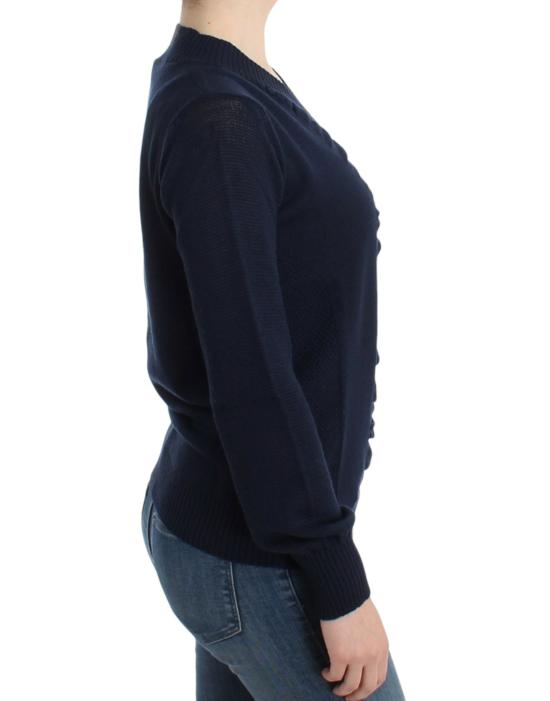  커스텀네셔널 스웨터 SIG12054 NAVY - COSTUME NATIONAL
