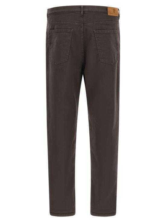 26FW 브루넬로 쿠치넬리 데님 팬츠 BR337622BM BROWN - BRUNELLO CUCINELLI