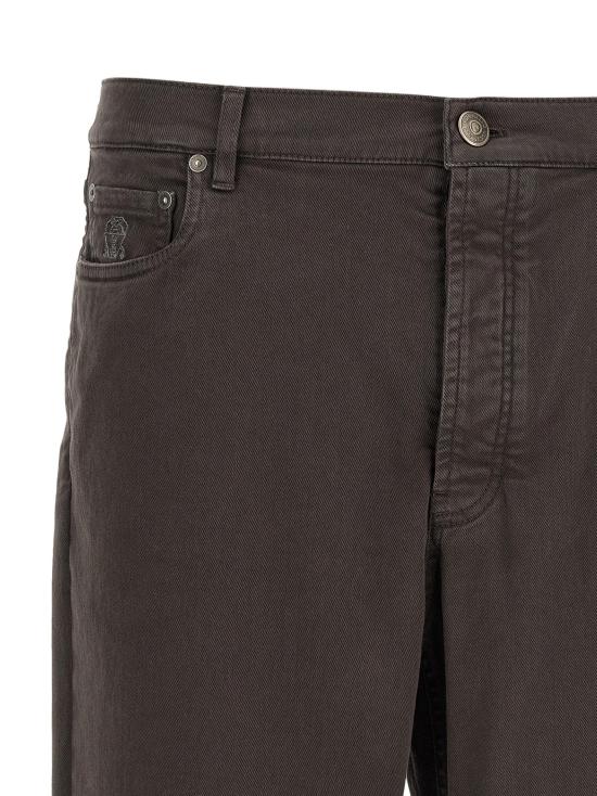 26FW 브루넬로 쿠치넬리 데님 팬츠 BR337622BM BROWN - BRUNELLO CUCINELLI