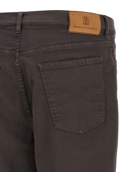26FW 브루넬로 쿠치넬리 데님 팬츠 BR337622BM BROWN - BRUNELLO CUCINELLI