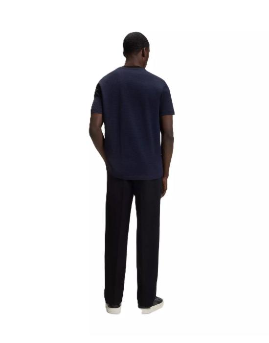26SS 휴고보스 탑 50543834404 NAVY - HUGO BOSS