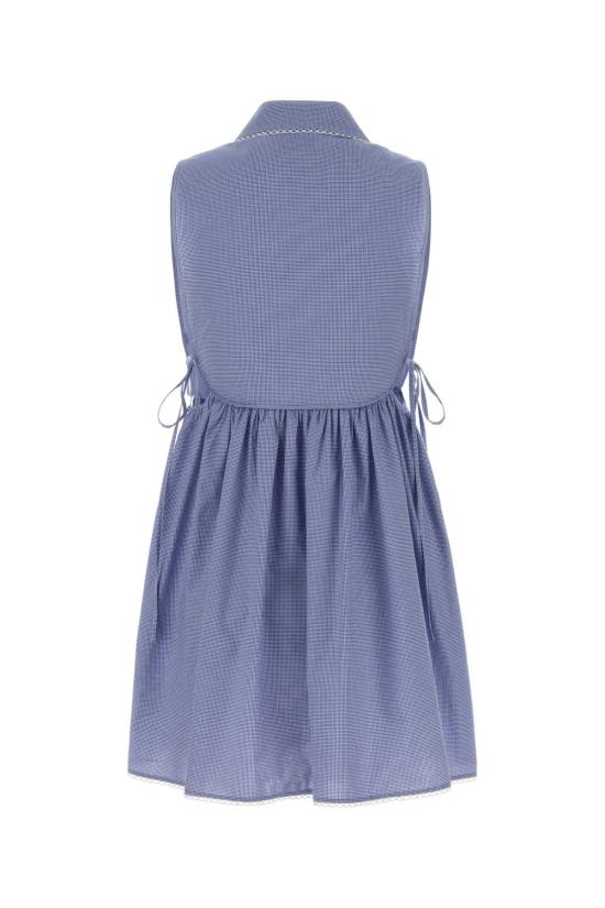 26SS 미우미우 미디 원피스 MF6203SOOO187G F0AZ1 BLUE - MIU MIU