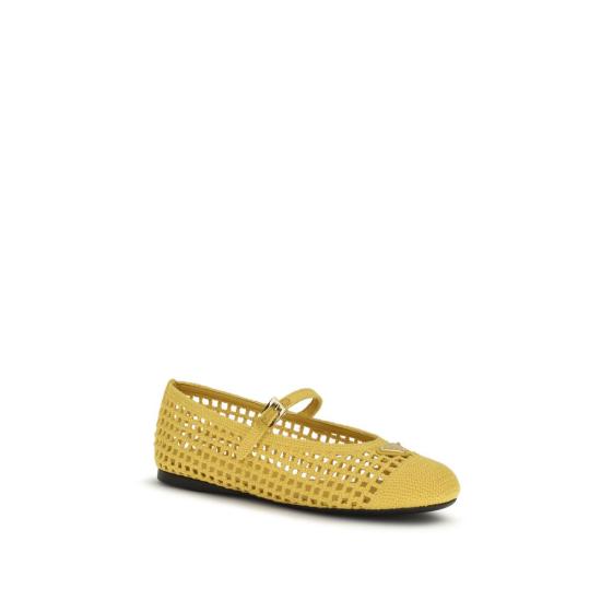 26SS 프라다 플랫 슈즈 PR1F364OF0052F46F0377BB YELLOW - PRADA