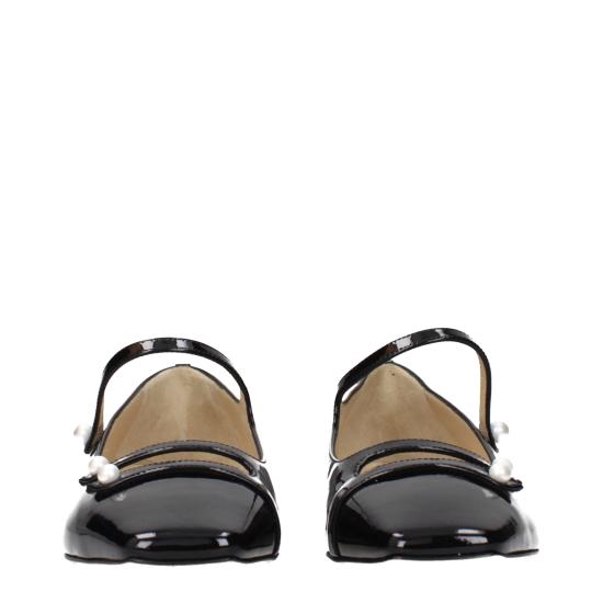  지미추 플랫 슈즈 JI15630036467977BT BLACK - JIMMY CHOO