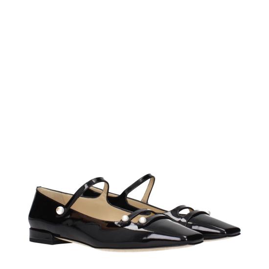  지미추 플랫 슈즈 JI15630036467977BT BLACK - JIMMY CHOO