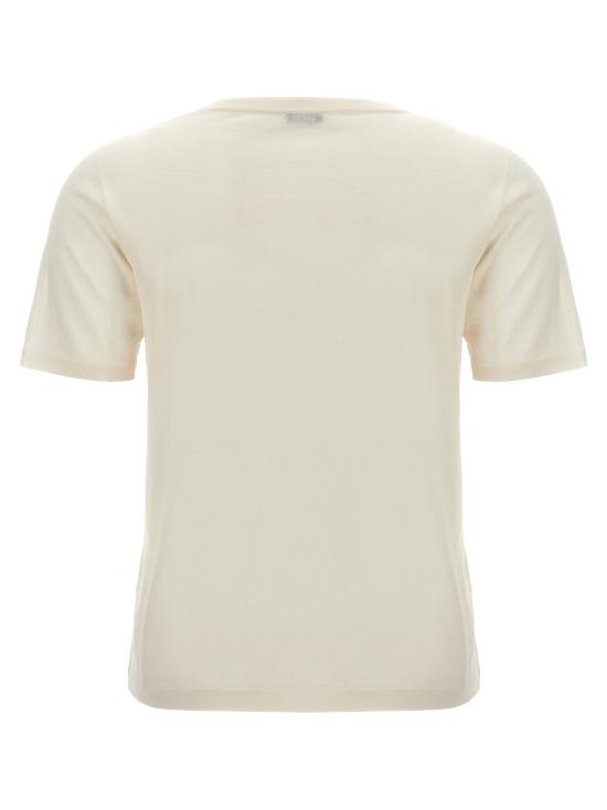  키톤 반팔 티셔츠 KI287522BM WHITE - KITON